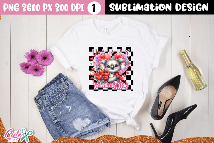 Sloth Valentine PNG | Sublimation for Mugs & Shirts