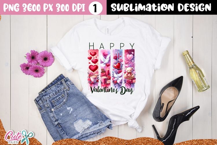 Happy Valentines Day PNG | Sublimation Designs