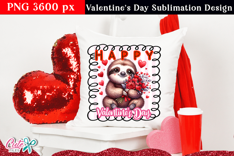 Happy Valentines Day | Cute Sublimation Design
