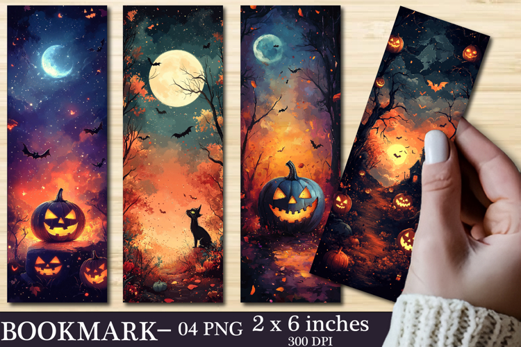 Cute Pastel Halloween Bookmark