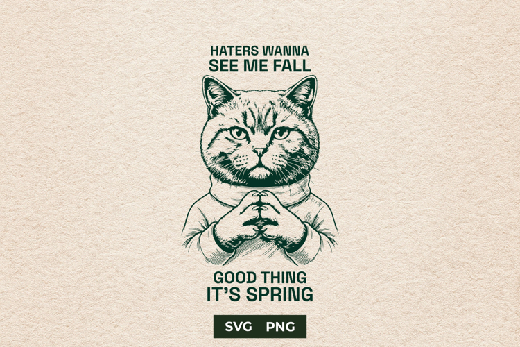 Funny Cat Svg Image 10