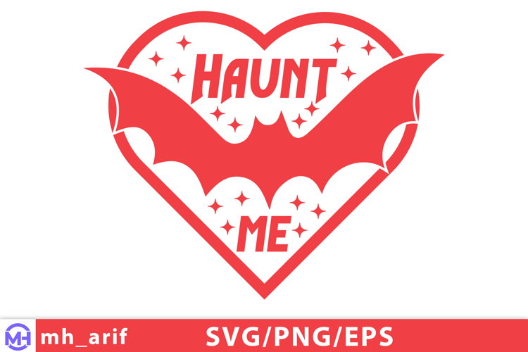 Haunt me Sassy Funny Halloween Quote SVG PNG T-shirt Design