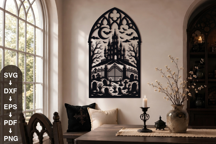 Haunted Castle Halloween SVG