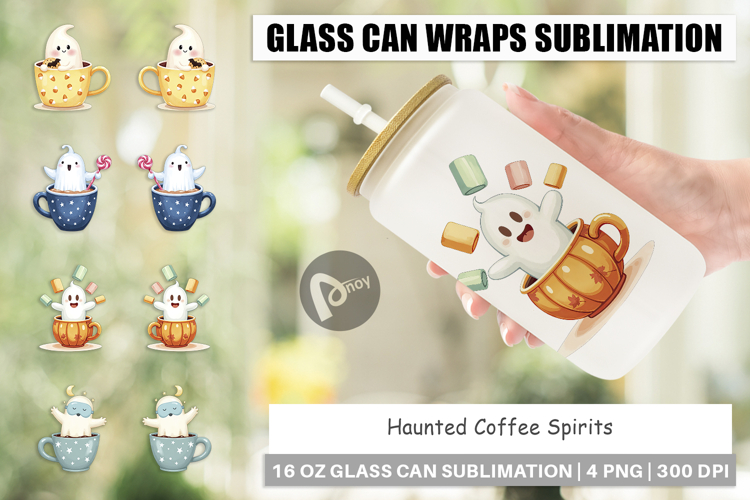 Glass Can Haunted Coffee Spirits