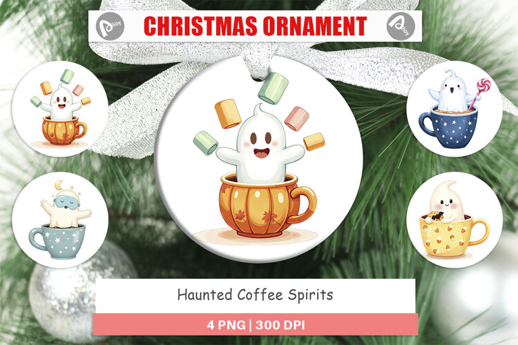 Ornament Haunted Coffee Spirits example image 1