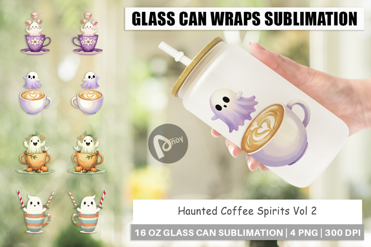 Glass Can Haunted Coffee Spirits