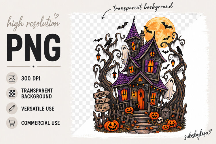 Haunted House PNG example image 1