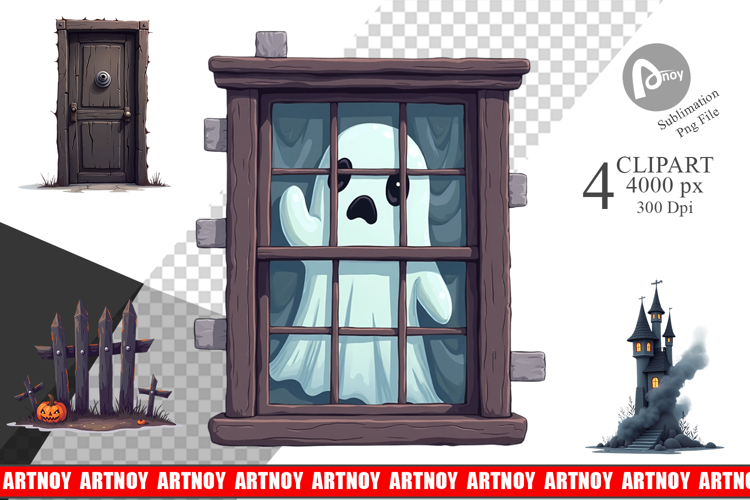 Haunted House Illustration Image 9