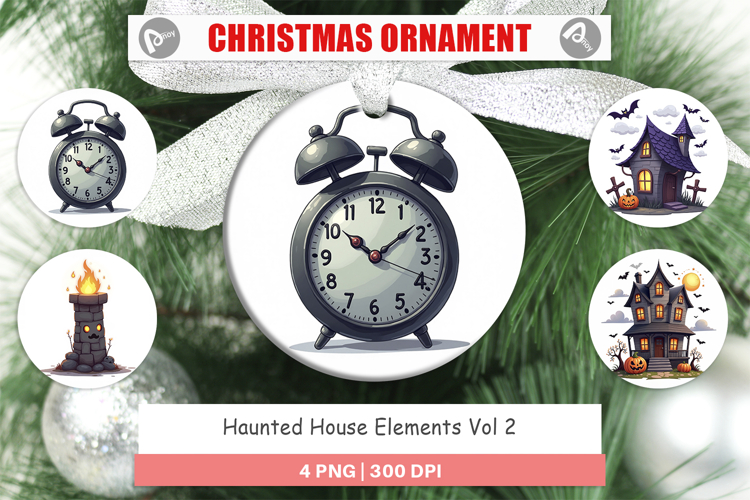 Ornament Haunted House Elements