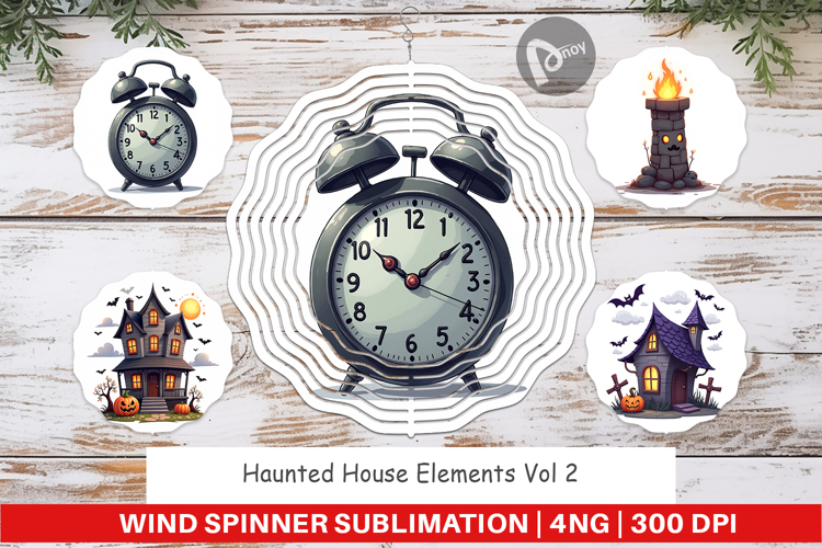 Wind Spinner Haunted House Elements