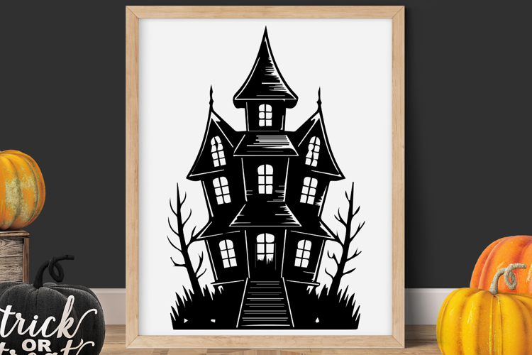 Haunted house SVG