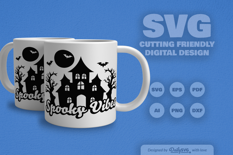 Haunted House Halloween Quote SVG