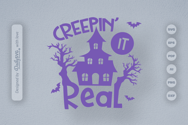 Haunted House Halloween Quote SVG