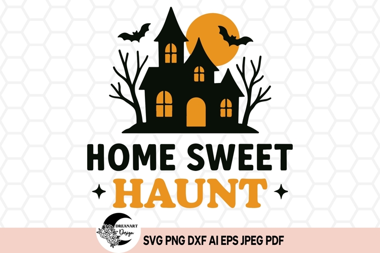 Haunted House SVG design | Halloween SVG & Clipart
