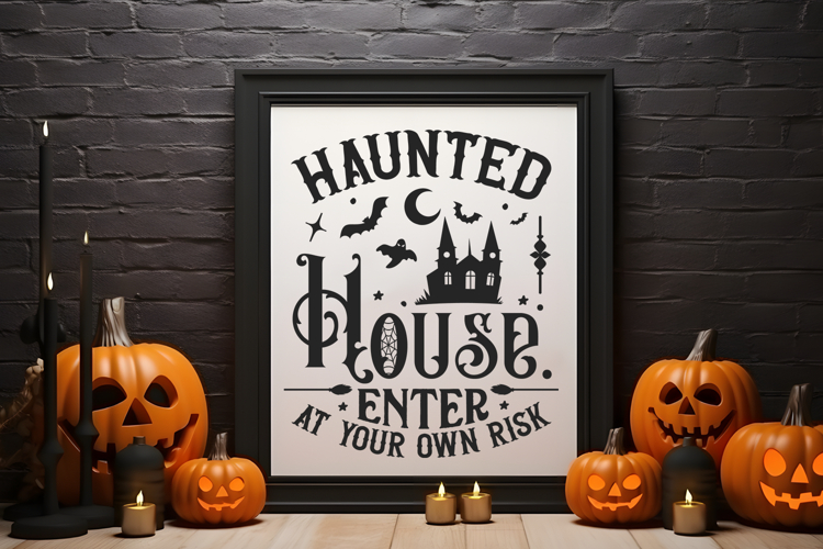 Haunted House SVG Quote