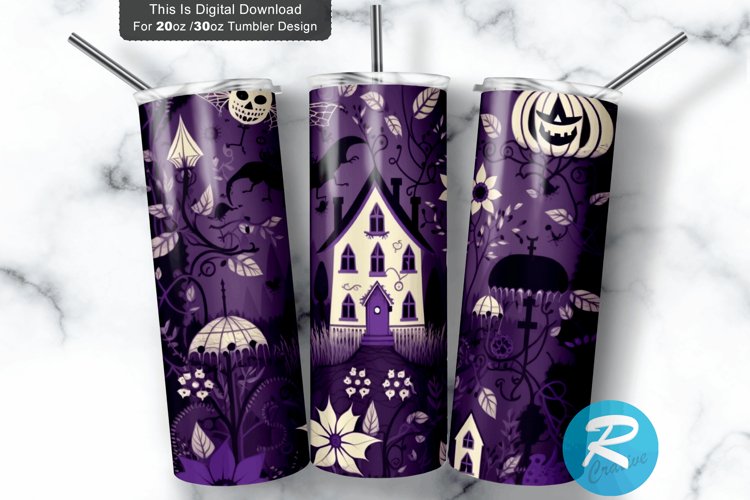 Haunted House 20oz/30oz Skinny Tumbler