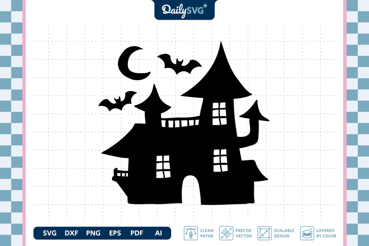 Halloween SVG Spooky Cut File for DIY Crafts