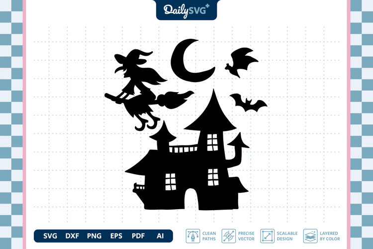 Halloween SVG Spooky Cut File for DIY Crafts example image 1