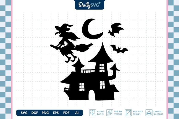 Halloween SVG Spooky Cut File for DIY Crafts