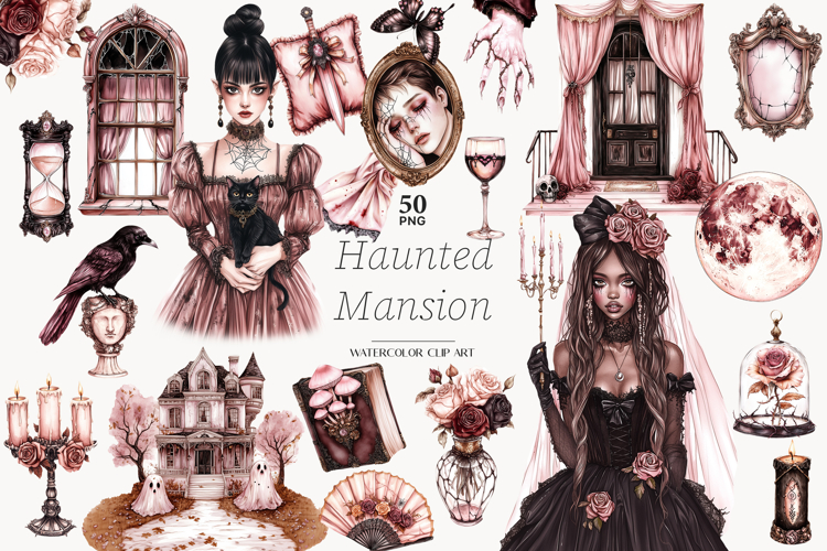 Haunted Mansion PNG | Haunted House Gothic Clipart