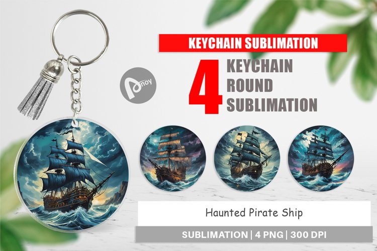 Keychain Pirate Ship example image 1