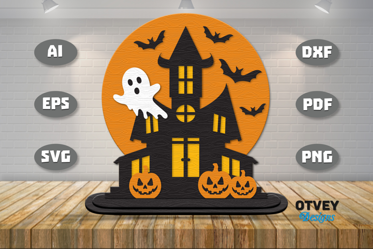 Haunted Pumpkin House Lasercut File