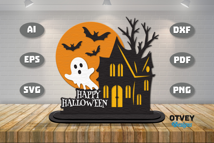 Haunted Pumpkin House Lasercut File