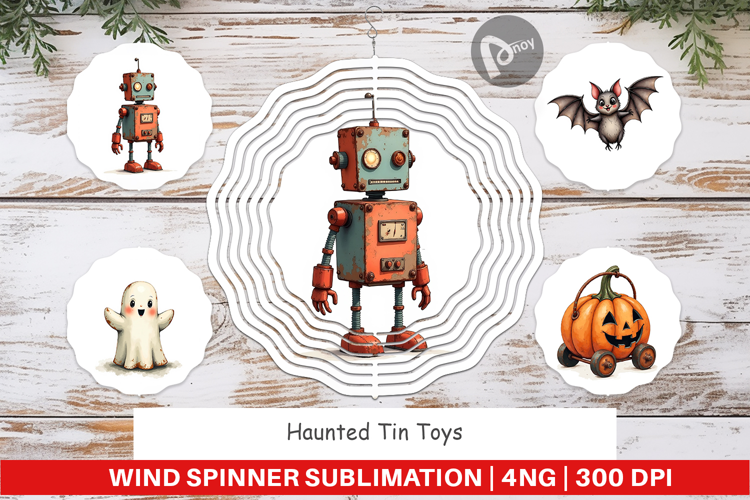Haunted Toys Wind Spinner