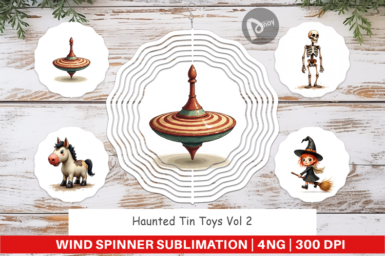 Haunted Toys Wind Spinner