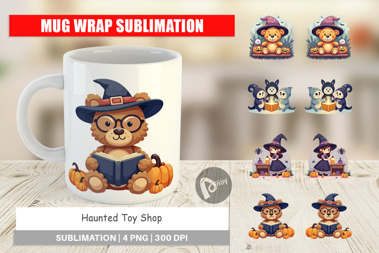 Mug Wrap Haunted Toy Shop