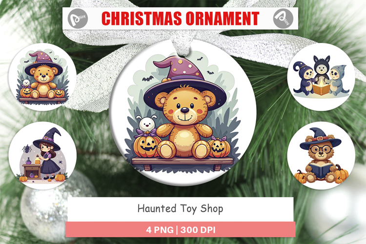 Ornament Haunted Toy Shop