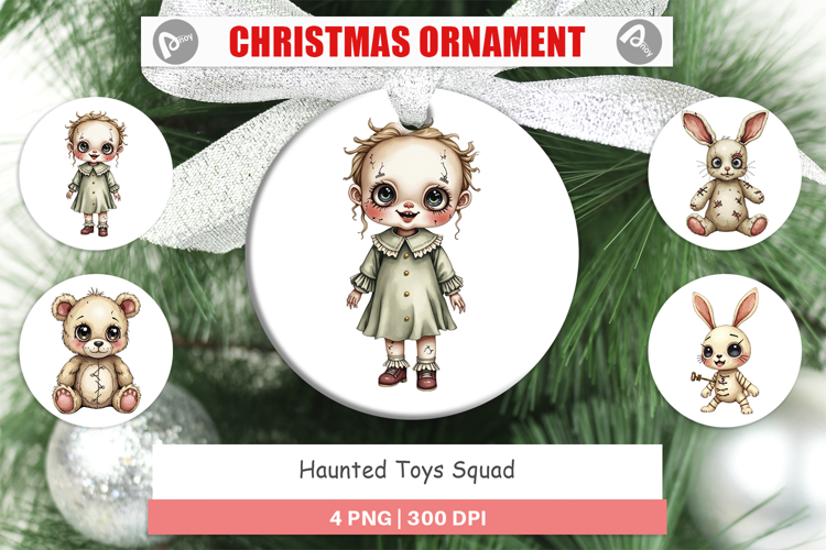 Ornament Haunted Toy Squad