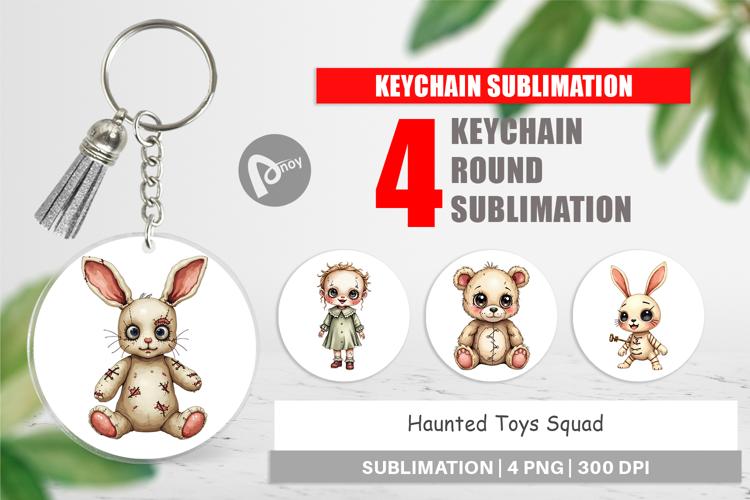 Keychain Haunted Toy Squad