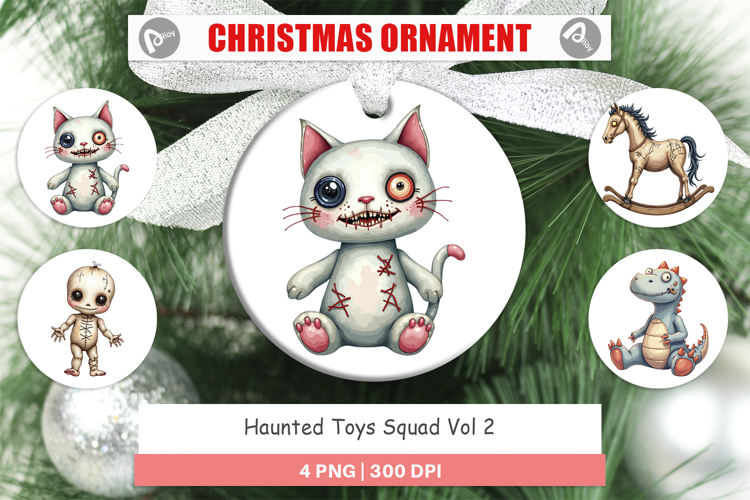 Ornament Haunted Toy Squad