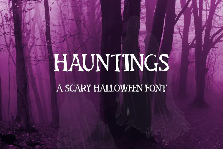 Hauntings Serif Font
