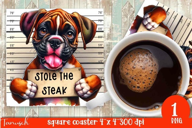 Boxer Dog Clipart Image 13