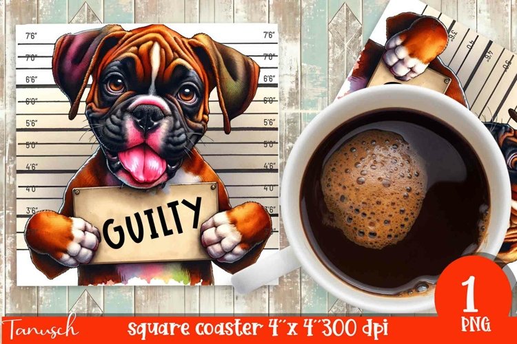 Boxer Dog Clipart Image 12