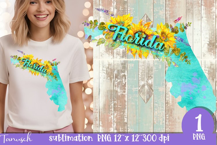 Watercolor Sunflower Clipart Image 3