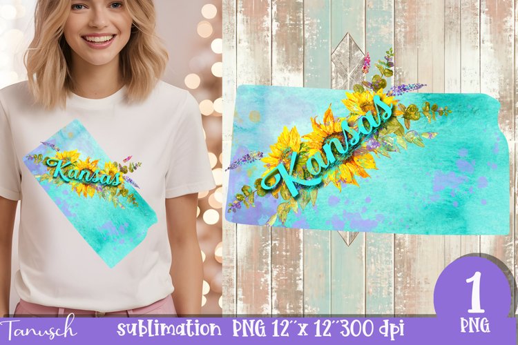 Watercolor Sunflower Clipart Image 7