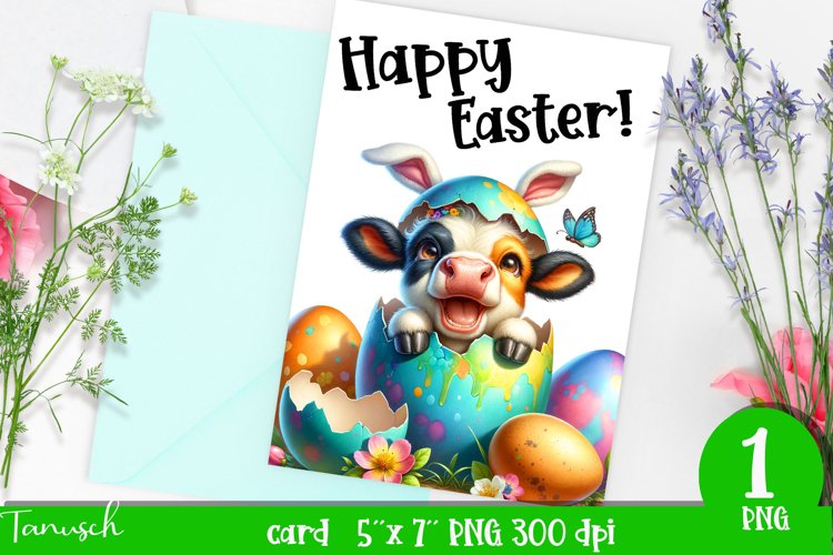 happy EASTER Sublimation / hatching Egg / card printable