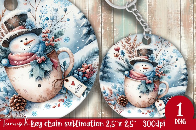 Christmas Snowman Clipart Image 7