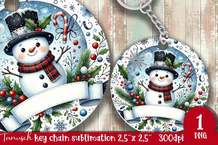 Christmas Snowman Clipart Image 16