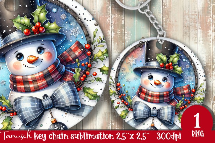 Christmas Snowman Clipart Image 15
