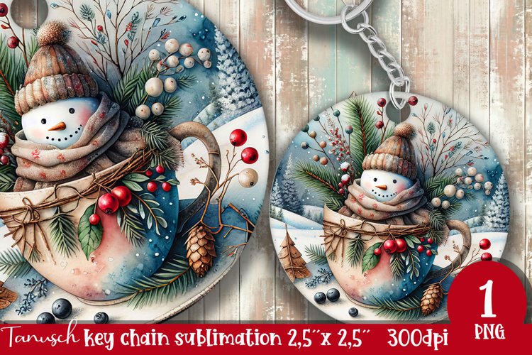 Christmas Snowman Clipart Image 6