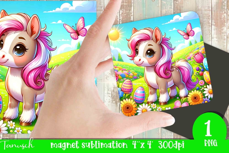cute EASTER magnet Sublimation PNG