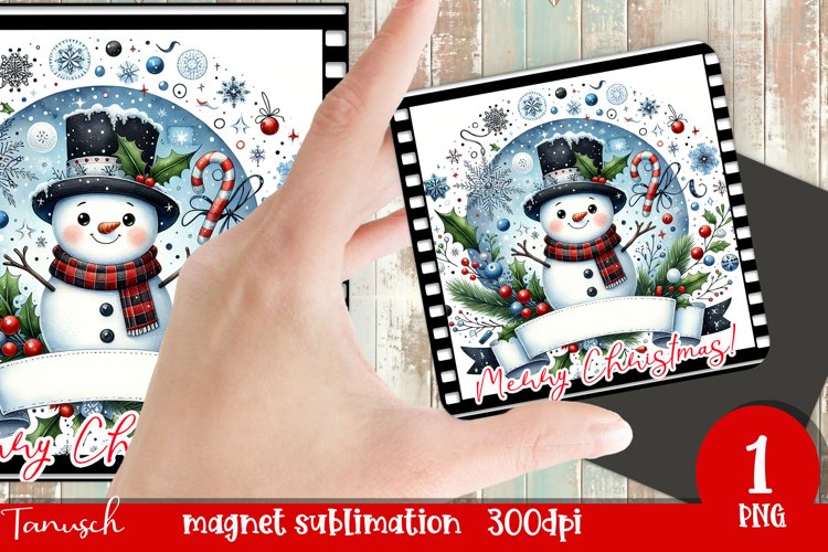 Snowman Sublimation Image 4