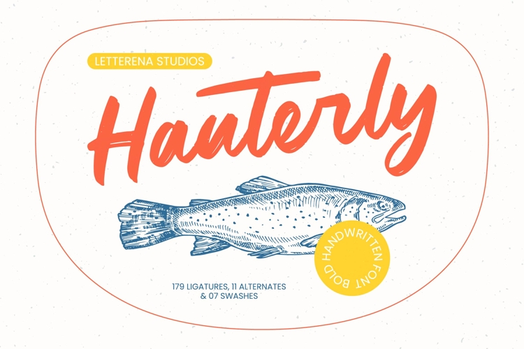 Hauterly - Bold Handwritten Font