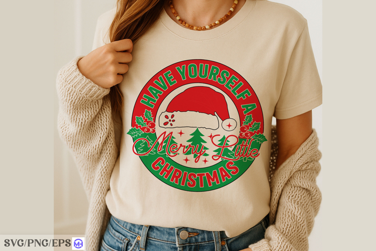 Have Yourself a Merry Little Christmas SVG Classic Holiday