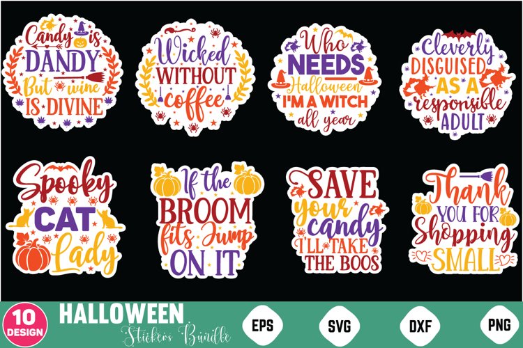 Halloween Stickers Bundle