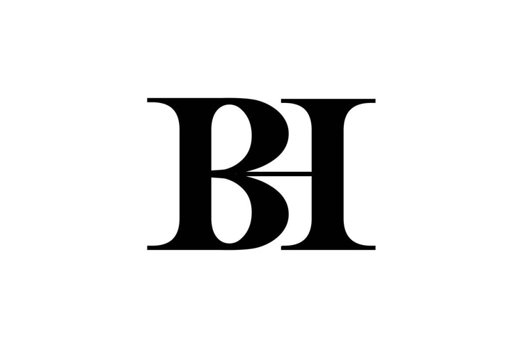 HB BH logo design